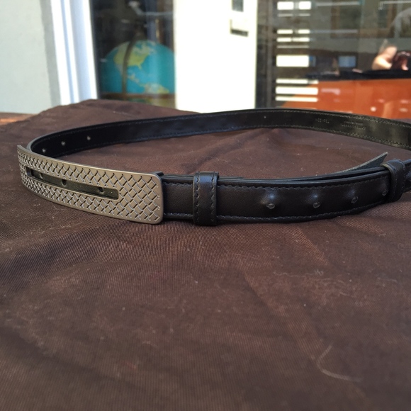 Bottega Veneta Black Leather Belt SZ 30/75 NEW main image 6